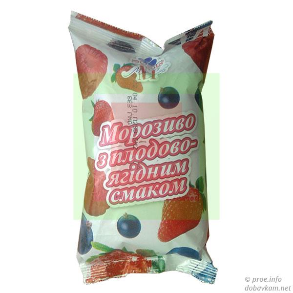 Мороженое «С плодово-ягодным вкусом»