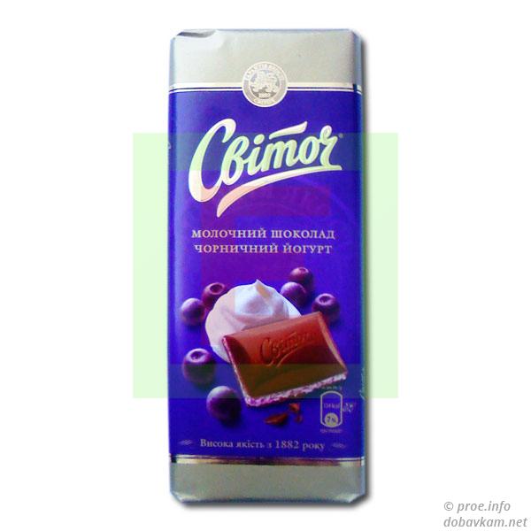 Шоколад «Свиточ» Черничный йогурт