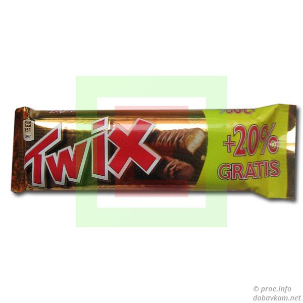 «Twix +20% Gratis»