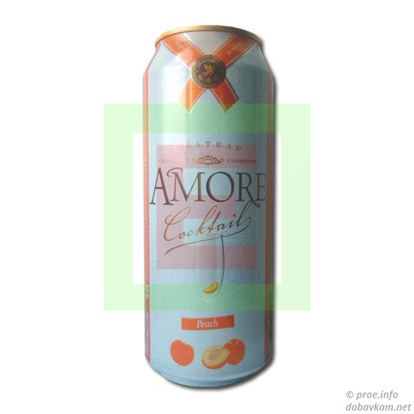 «Champagne - sweet peach cocktail» ТМ «Amore coktail»