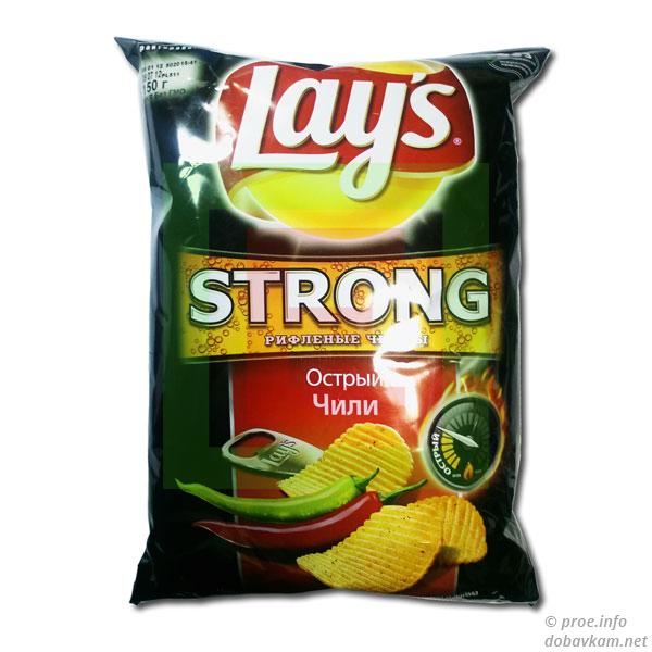 Чипсы ТМ «Lays» острый Чили