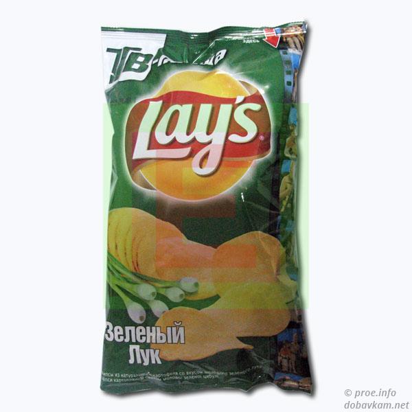 Чипсы «Lay's» Зеленый лук