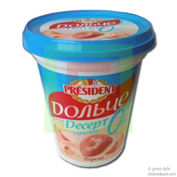 Десерт творожный Дольче «President» персик