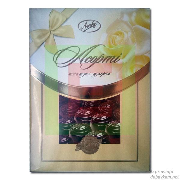 Шоколадные конфеты Ассорти ТМ «Люкс»