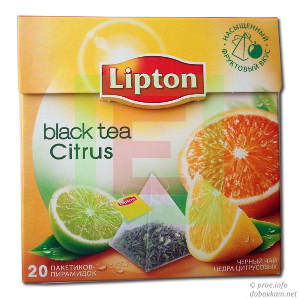 Чай Липтон цитрус