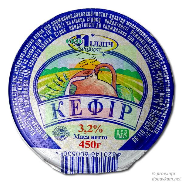 Кефир «Экоильичпродукт» 3,2%