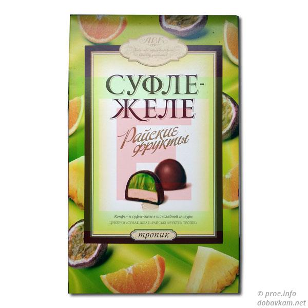 Суфле-желе «Райские фрукты» тропик АВК