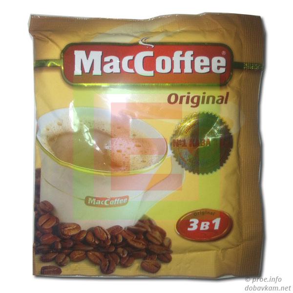 Кофейный напиток MacCoffee 3 в 1 Сгущенное молоко 20 г - купить с доставкой на дом в СберМаркет