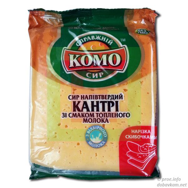 Сыр «Кантри» топленое молоко ТМ «Комо»