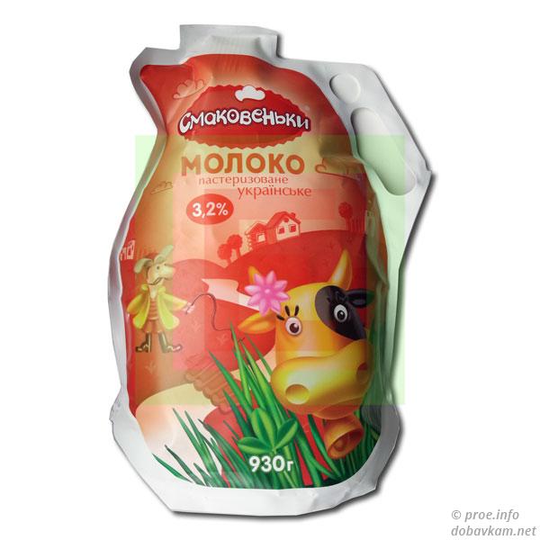 Молоко «Смаковеньки» 3,2% жира