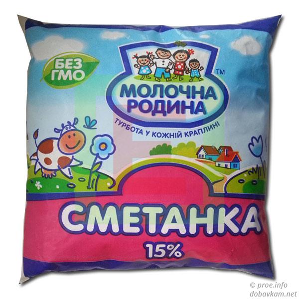 Сметанка «Молочна родина»