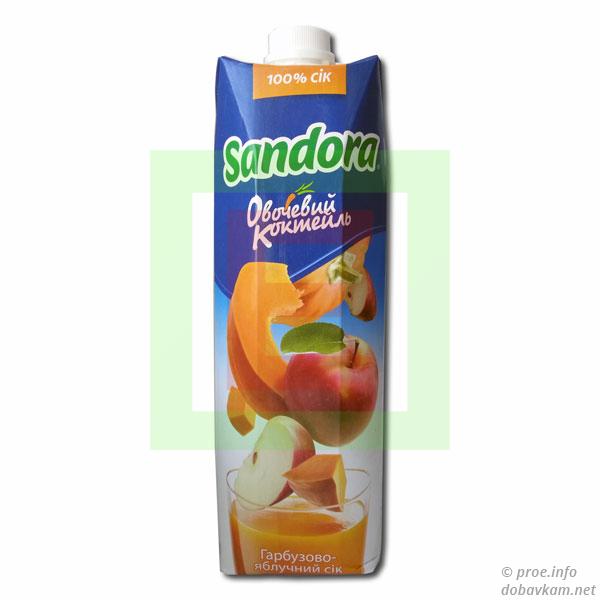 Сок «Сандора» Овощной коктейль