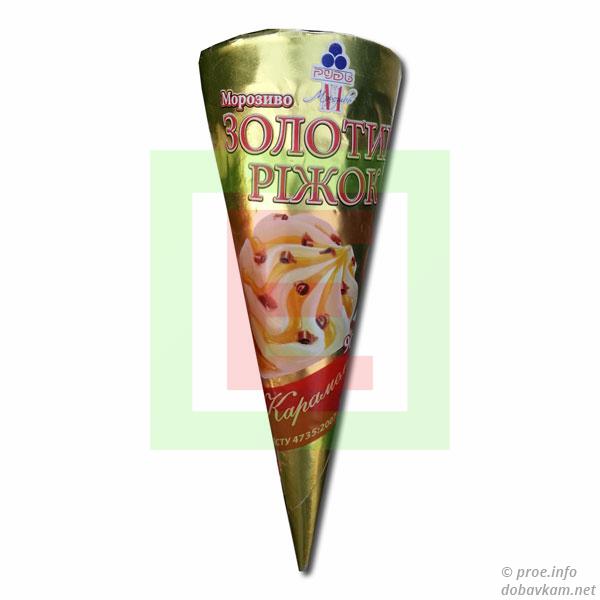 Мороженое «Золотой рожок - карамель»