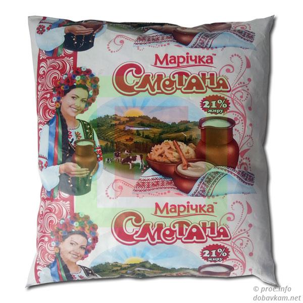 Сметана «Маричка» 21% жира