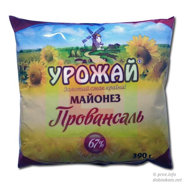 Майонез ТМ «Урожай» 67%