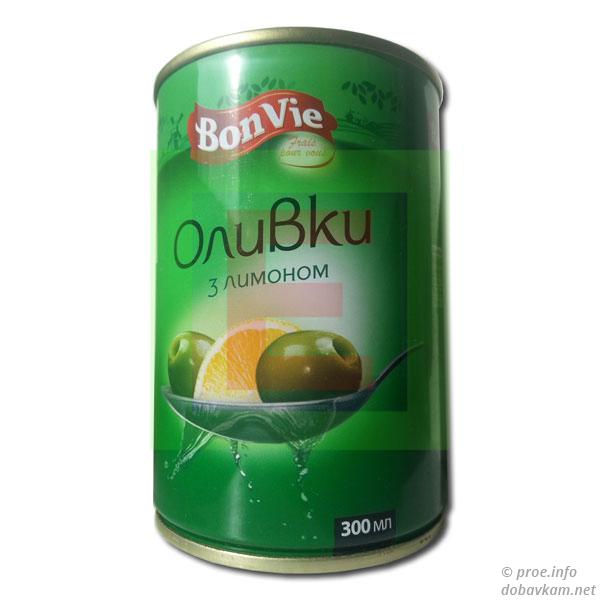 Оливки «Бон Ви» лимон 