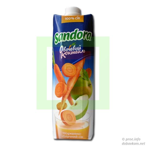 Сок «Сандора» морковно-яблочный