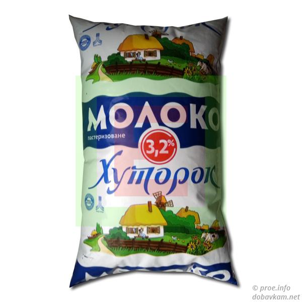 Молоко «Хуторок» 3,2% 