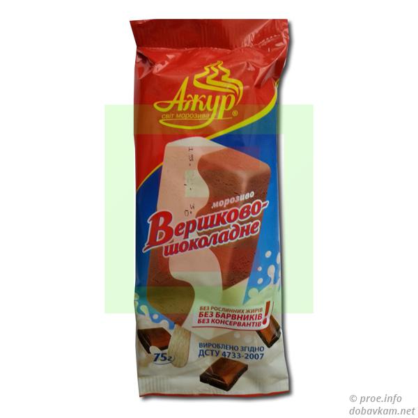 Мороженое «Ажур» сливочно-шоколадное