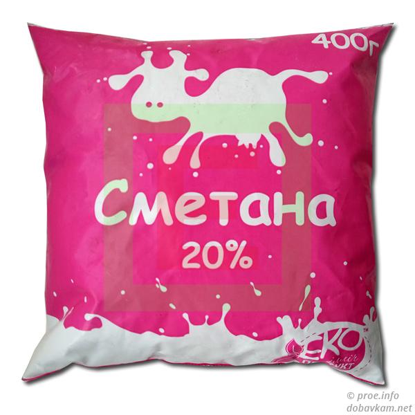 Сметана «Эко Ильич продукт» 