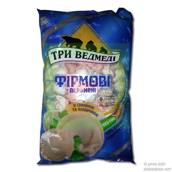 Пельмени «Три медведя» фирменные