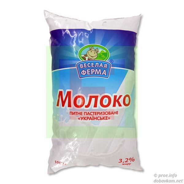 Молоко пастеризованное «Украинское»