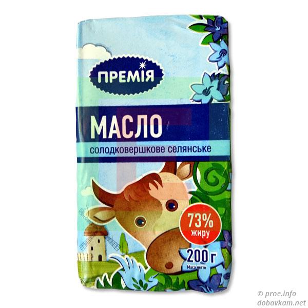 Масло сливочное «Премия»