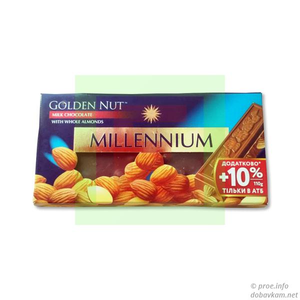Шоколад «Millenium» з миндалем