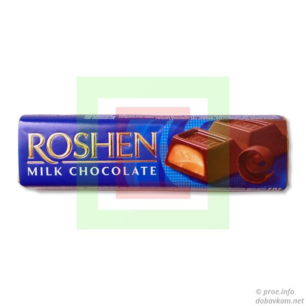 Шоколадный батон «Рошен»